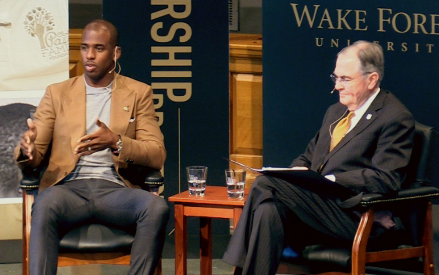 Chris Paul at Wait Chapel